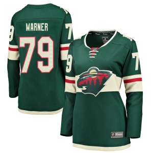 Women's Hunter Warner Minnesota Wild Breakaway Home Jersey - Green