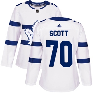 Women's Ian Scott Toronto Maple Leafs Authentic 2018 Stadium Series Jersey - White