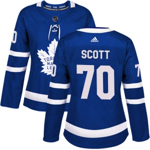 Women's Ian Scott Toronto Maple Leafs Authentic Home Jersey - Blue