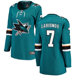 Women's Igor Larionov San Jose Sharks Breakaway Home Jersey - Teal