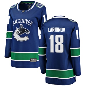 Women's Igor Larionov Vancouver Canucks Breakaway Home Jersey - Blue