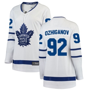 Women's Igor Ozhiganov Toronto Maple Leafs Breakaway Away Jersey - White