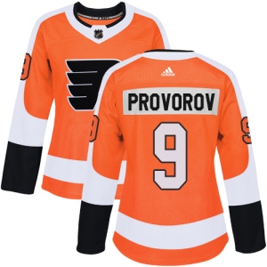 Women's Ivan Provorov Philadelphia Flyers Authentic Home Jersey - Orange