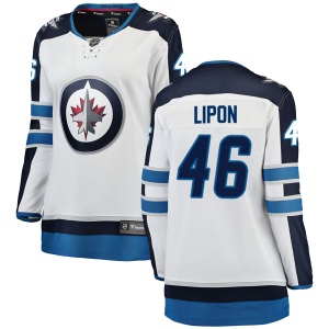 Women's J.C. Lipon Winnipeg Jets Breakaway Away Jersey - White