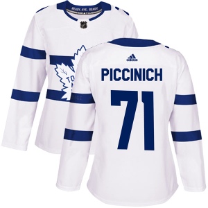 Women's J.J. Piccinich Toronto Maple Leafs Authentic 2018 Stadium Series Jersey - White