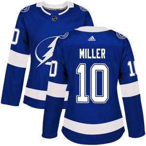 Women's J.T. Miller Tampa Bay Lightning Authentic Home Jersey - Blue