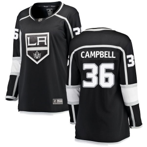 Women's Jack Campbell Los Angeles Kings Breakaway Home Jersey - Black