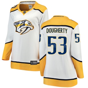 Women's Jack Dougherty Nashville Predators Breakaway Away Jersey - White