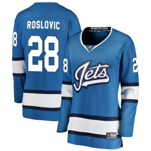 Women's Jack Roslovic Winnipeg Jets Breakaway Alternate Jersey - Blue