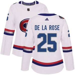 Women's Jacob de la Rose Montreal Canadiens Authentic 2017 100 Classic Jersey - White