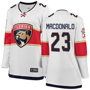 Women's Jacob MacDonald Florida Panthers Breakaway Away Jersey - White