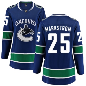 Women's Jacob Markstrom Vancouver Canucks Home Breakaway Jersey - Blue