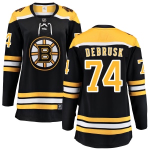 Women's Jake DeBrusk Boston Bruins Home Breakaway Jersey - Black