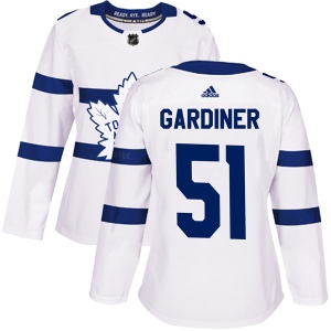 Women's Jake Gardiner Toronto Maple Leafs Authentic 2018 Stadium Series Jersey - White