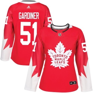 Women's Jake Gardiner Toronto Maple Leafs Authentic Alternate Jersey - Red