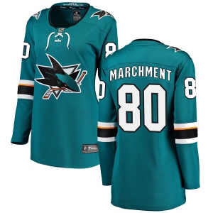 Women's Jake Marchment San Jose Sharks Breakaway Home Jersey - Teal