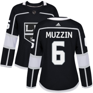 Women's Jake Muzzin Los Angeles Kings Authentic Home Jersey - Black