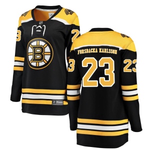 Women's Jakob Forsbacka Karlsson Boston Bruins Breakaway Home Jersey - Black