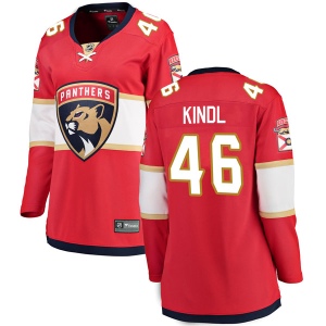 Women's Jakub Kindl Florida Panthers Breakaway Home Jersey - Red