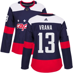 Women's Jakub Vrana Washington Capitals Authentic 2018 Stadium Series Jersey - Navy Blue