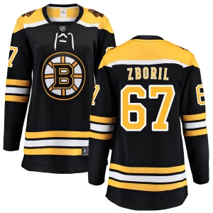 Women's Jakub Zboril Boston Bruins Home Breakaway Jersey - Black