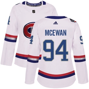 Women's James McEwan Montreal Canadiens Authentic 2017 100 Classic Jersey - White