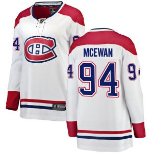 Women's James McEwan Montreal Canadiens Breakaway Away Jersey - White