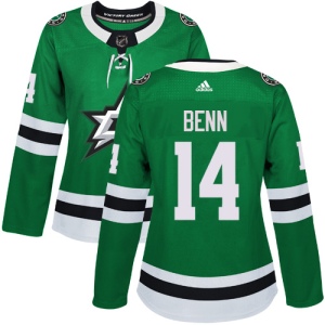 Women's Jamie Benn Dallas Stars Authentic Home Jersey - Green