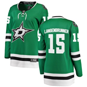 Women's Jamie Langenbrunner Dallas Stars Breakaway Home Jersey - Green