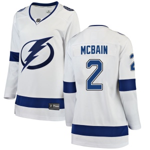 Women's Jamie McBain Tampa Bay Lightning Breakaway Away Jersey - White