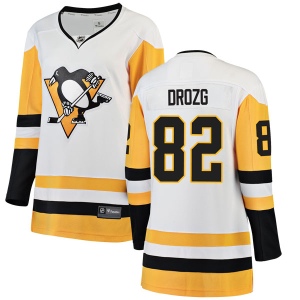 Women's Jan Drozg Pittsburgh Penguins Breakaway Away Jersey - White