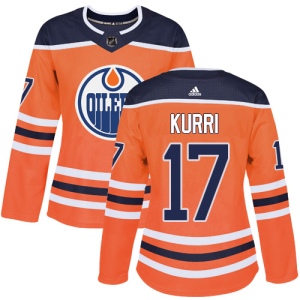 Women's Jari Kurri Edmonton Oilers Authentic Home Jersey - Orange