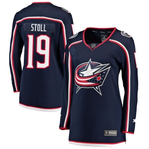 Women's Jarret Stoll Columbus Blue Jackets Breakaway Home Jersey - Navy