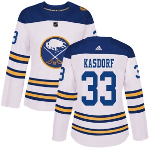 Women's Jason Kasdorf Buffalo Sabres Authentic 2018 Winter Classic Jersey - White