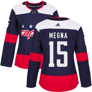 Women's Jayson Megna Washington Capitals Authentic 2018 Stadium Series Jersey - Navy Blue