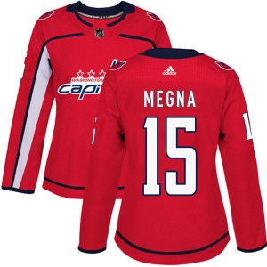 Women's Jayson Megna Washington Capitals Authentic Home Jersey - Red