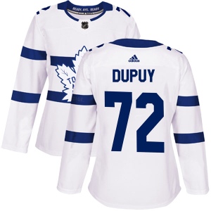 Women's Jean Dupuy Toronto Maple Leafs Authentic 2018 Stadium Series Jersey - White