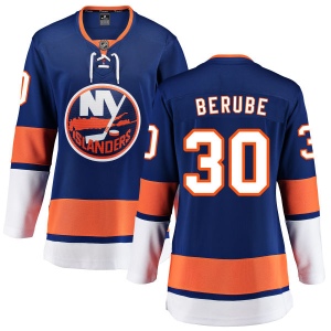 Women's Jean-Francois Berube New York Islanders Home Breakaway Jersey - Blue