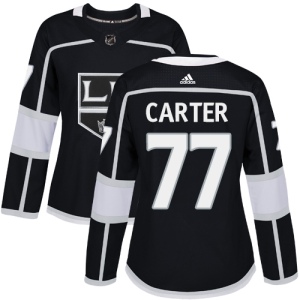 Women's Jeff Carter Los Angeles Kings Authentic Home Jersey - Black