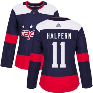 Women's Jeff Halpern Washington Capitals Authentic 2018 Stadium Series Jersey - Navy Blue