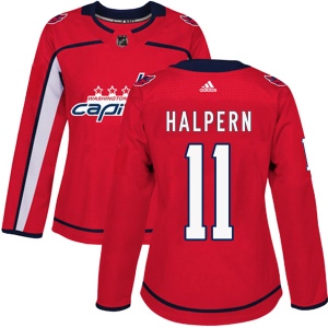 Women's Jeff Halpern Washington Capitals Authentic Home Jersey - Red