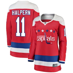 Women's Jeff Halpern Washington Capitals Breakaway Alternate Jersey - Red