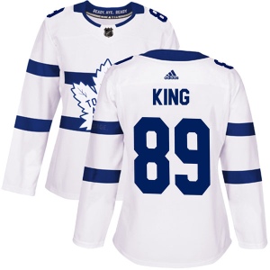 Women's Jeff King Toronto Maple Leafs Authentic 2018 Stadium Series Jersey - White