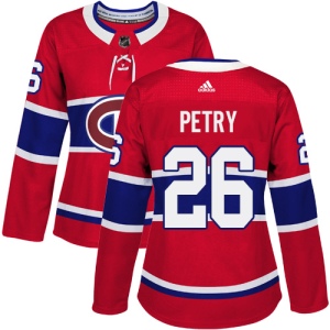 Women's Jeff Petry Montreal Canadiens Authentic Home Jersey - Red