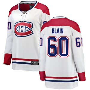 Women's Jeremie Blain Montreal Canadiens Breakaway Away Jersey - White