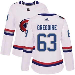 Women's Jeremy Gregoire Montreal Canadiens Authentic 2017 100 Classic Jersey - White