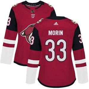 Women's Jeremy Morin Arizona Coyotes Authentic Maroon Home Jersey