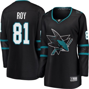 Women's Jeremy Roy San Jose Sharks Breakaway Alternate Jersey - Black