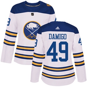 Women's Jerry Damigo Buffalo Sabres Authentic 2018 Winter Classic Jersey - White