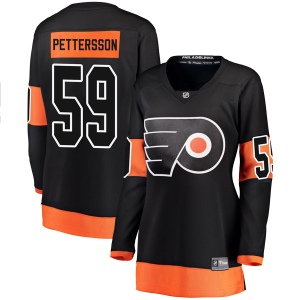 Women's Jesper Pettersson Philadelphia Flyers Breakaway Alternate Jersey - Black